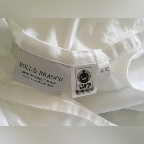 Boll & Branch organic cotton king Duvet Cover - Picture 4 of 9